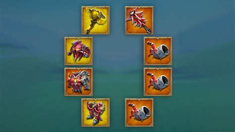 monster hunting gear lords mobile.
